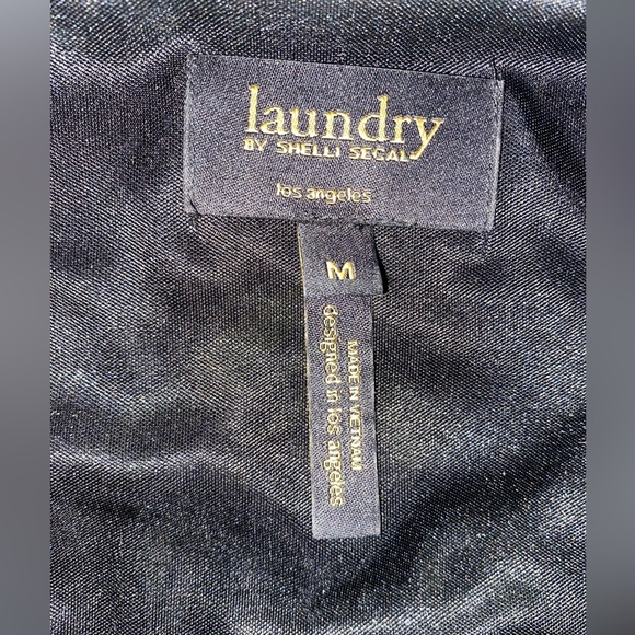 Laundry by Shelli Segal LA Long Sleeve Midi Dress Geometrical Pattern SZ M - Picture 4 of 6